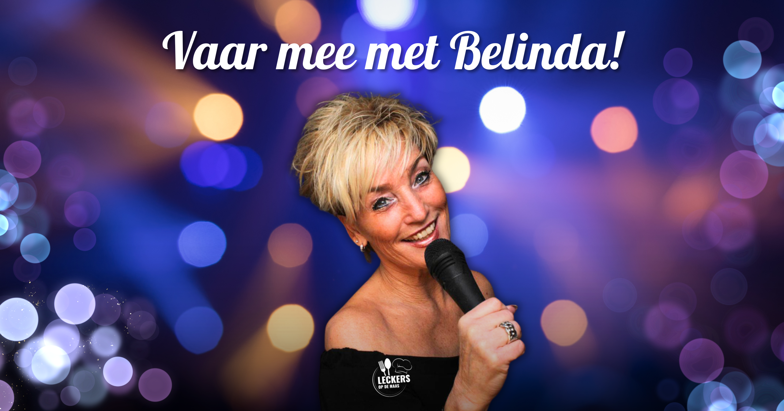 Op 21 september organiseren wij een onvergetelijke vaartocht vol muziek en plezier! Stap aan boord en geniet van de betoverende stem van zangeres Belinda en het vrolijke gezang van onze zingende kok.